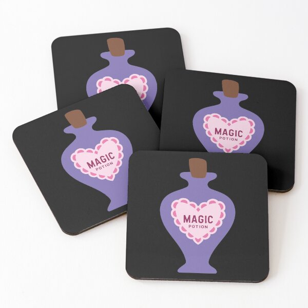 Item preview, Purple Pink Heart Magic Potion designed and sold by DearFawnStudio.