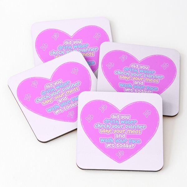 Item preview, daily reminder/checklist heart ♥ designed and sold by icecreamfreeze.