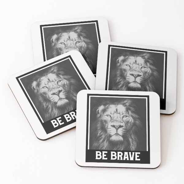 Item preview, Be Brave - Lion designed and sold by guruthuma.