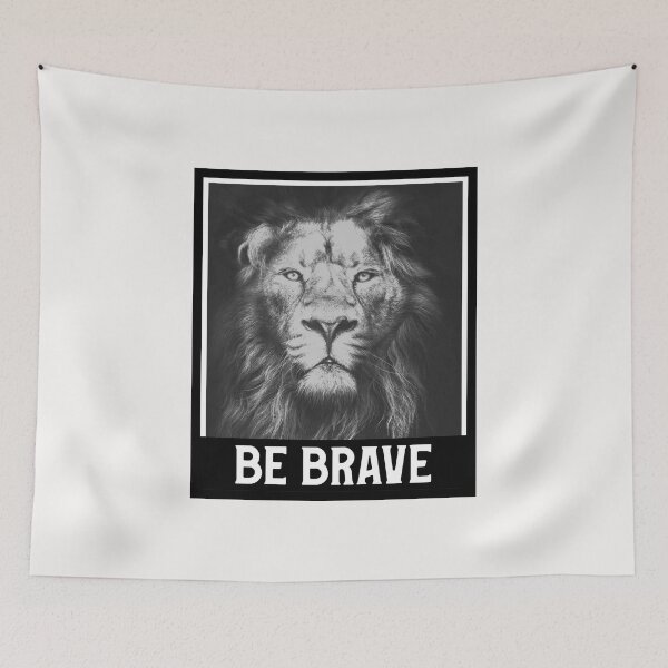 Item preview, Be Brave - Lion designed and sold by guruthuma.