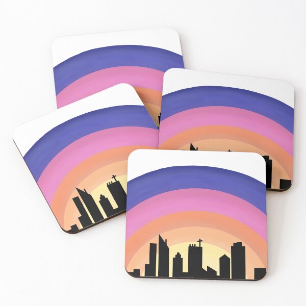 Item preview, Sunset cityscape designed and sold by AesirArtwork.