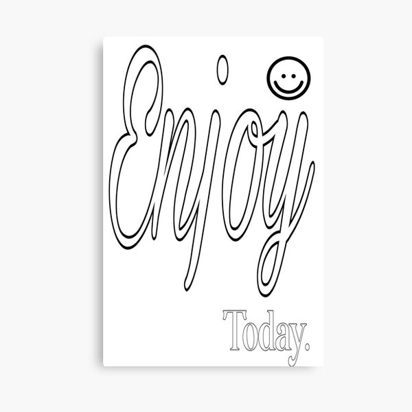 Enjoy Synonym Canvas Prints for Sale Redbubble