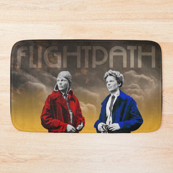 Item preview, Amelia Earhart Flight Path Sunset designed and sold by KALEIDOSCOPE UK.