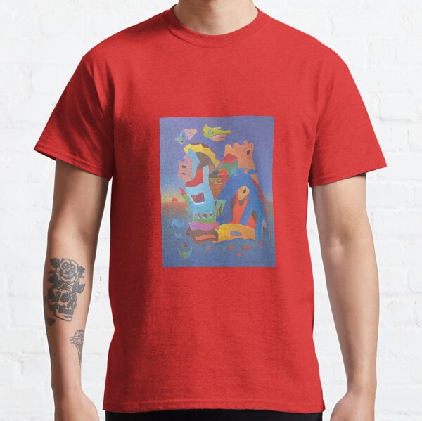 French village by the sea Classic T-Shirt