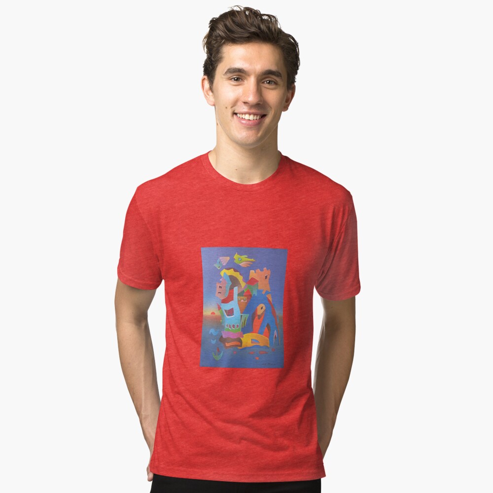 Item preview, Tri-blend T-Shirt designed and sold by AnnetteArt.