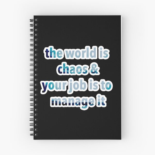 Item preview, manage the chaos designed and sold by danigale.