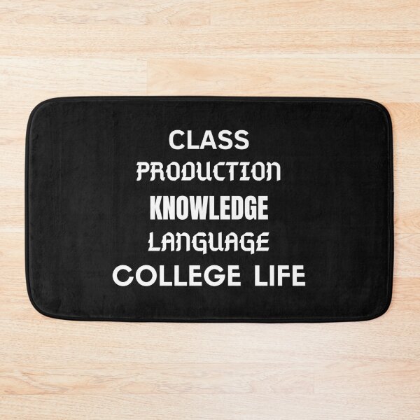 Item preview, Class, Production, Knowledge, Language, College Life designed and sold by Marilia Rosado Studio.