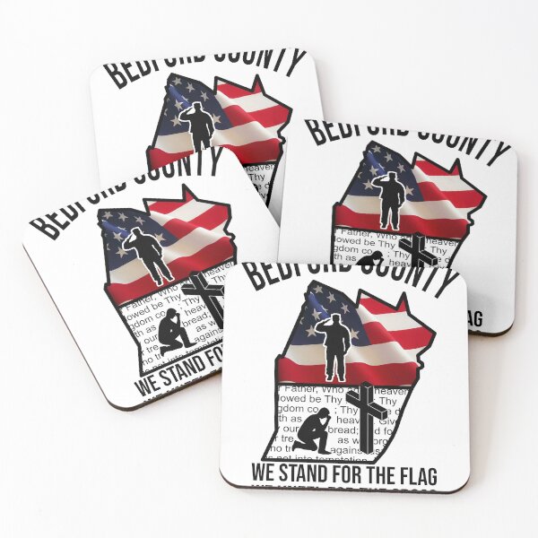 Item preview, Bedford County- We stand for the flag; we kneel for the cross designed and sold by MusicAndPower.