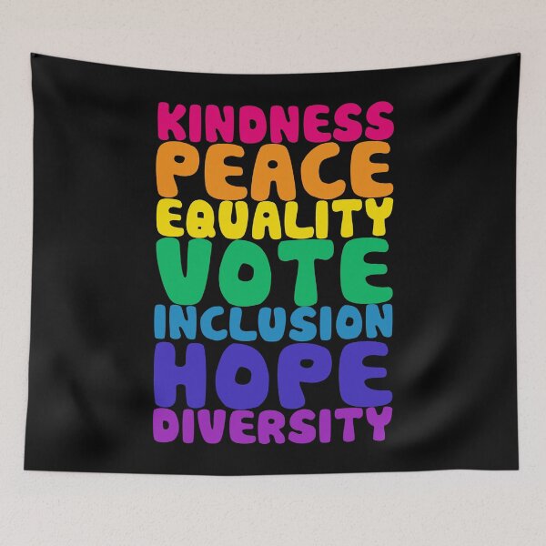 Item preview, VOTE Kindness Peace Equality Inclusion Diversity designed and sold by MagicBoutique.