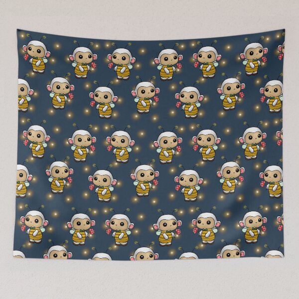 Item preview, Seamless Pattern: Positivity LamBee designed and sold by Dino & Panda Studios.