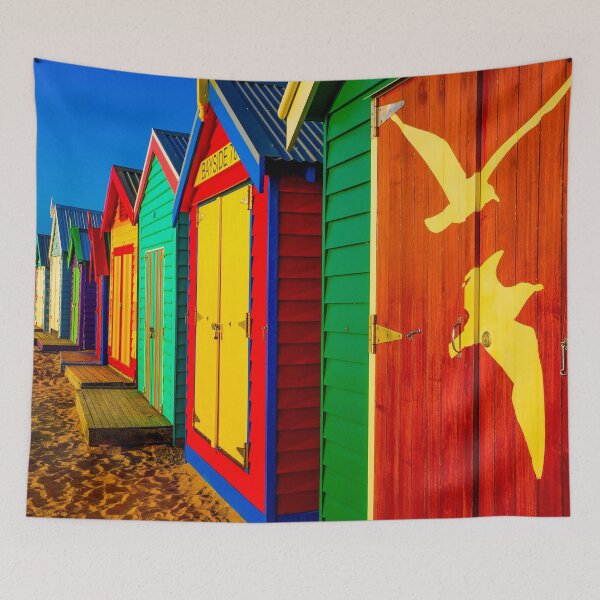 Item preview, Brighton Bath Huts Lined Up in a Row designed and sold by Steven Jodoin.