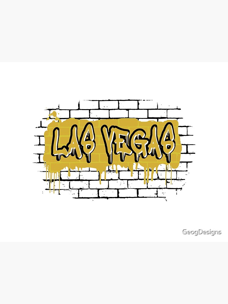 Las Vegas Nevada USA graffiti gold