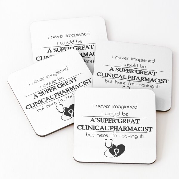 Item preview, Copy of SUPER GREAT CLINICAL PHARMACIST.(BLACK) designed and sold by M-Osamah.
