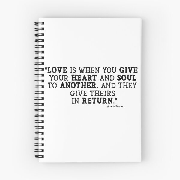 Item preview, Jamie Fraser Quote designed and sold by SHAMTEES.
