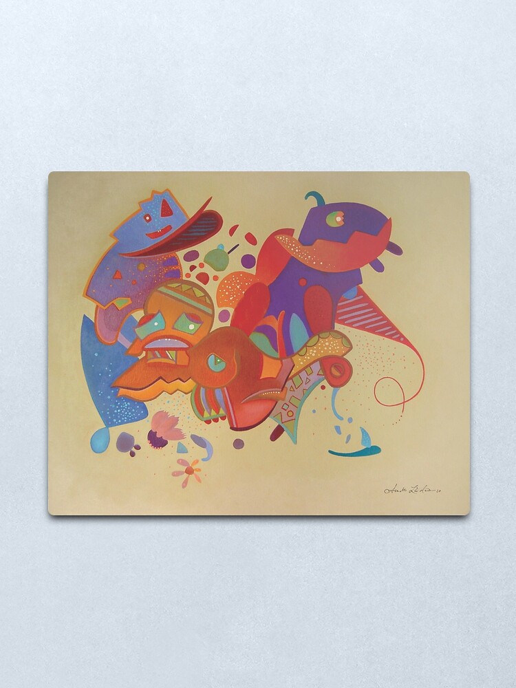 Alternate view of Carnival of life, #fun at the #French #Riviera Metal Print
