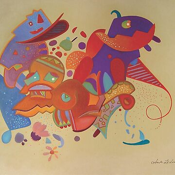 Artwork thumbnail, Carnival of life, #fun at the #French #Riviera by AnnetteArt