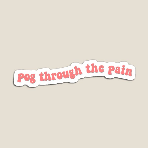 Aperçu de l'œuvre Texte de Pog à travers la douleur créée et vendue par chloe-art.