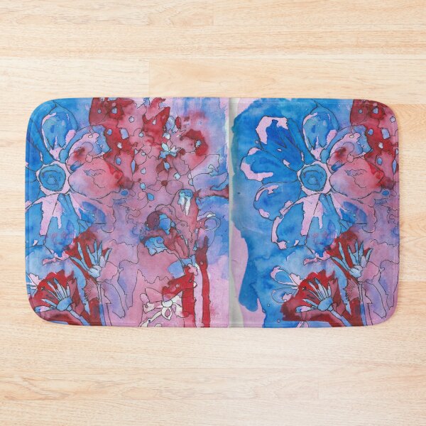 Item preview, Blue and Red Flower design designed and sold by Kyleacharisse.