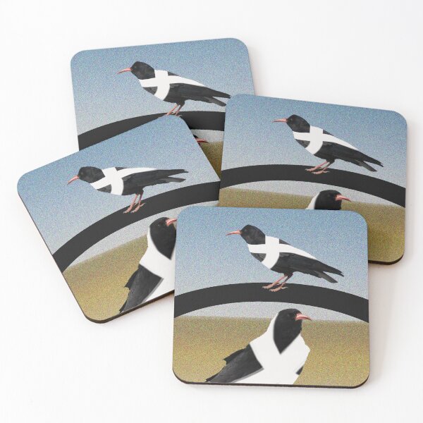 Item preview, Cornish Choughs on the Beach designed and sold by colemanco.