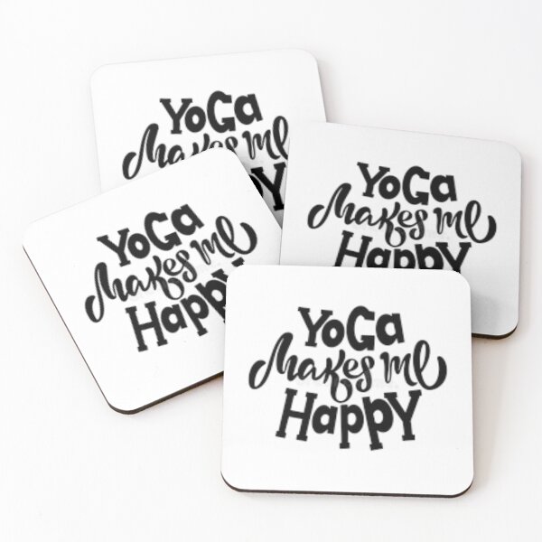Item preview, Happy with yoga designed and sold by knBDecor.