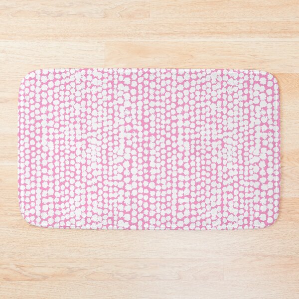 Item preview, Blotchy Spots Pattern 170820 - White on Pink designed and sold by Artberry.