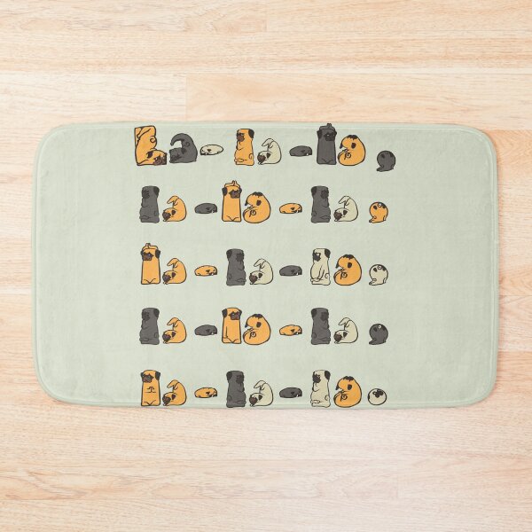 Item preview, La La La Pug Yoga designed and sold by Huebucket.