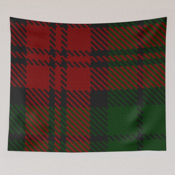 Item preview, Green & Red Flannelly Plaid Twill Pattern designed and sold by The Masked Designer.