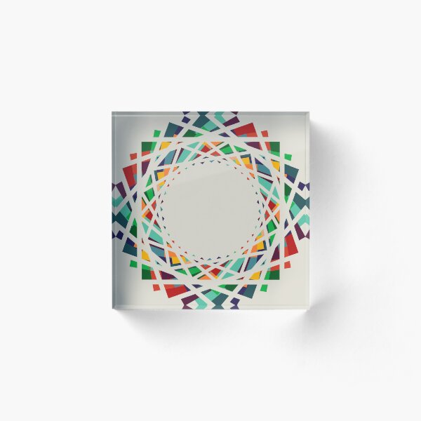 Carnation Acrylic Block