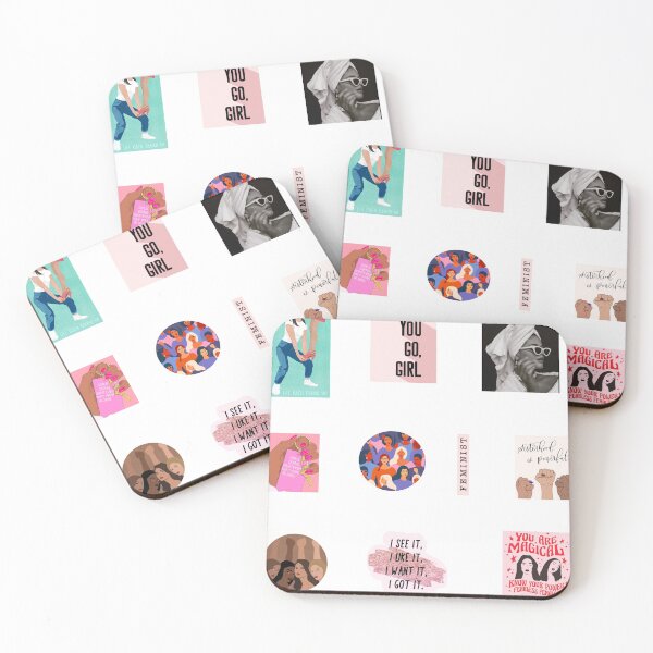 Item preview, Feminism// diversity//self love *pack of stickers* MUST ORDER A MEDIUM OR LARGE designed and sold by designedbyines.