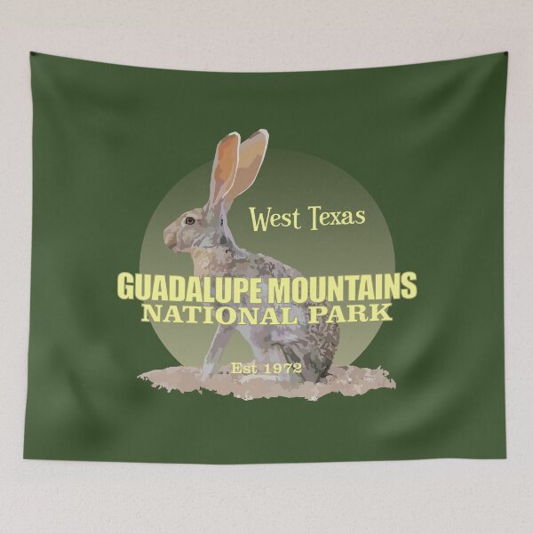 Item preview, Guadalupe Mountains National Park (jack rabbit)(WT) designed and sold by curranmorgan.