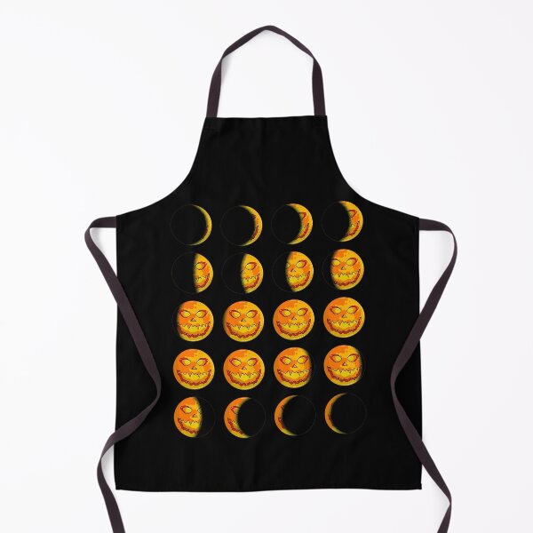 Aperçu de l'œuvre Halloween mignon Jack O Lantern Moon Phases créée et vendue par TexasMerch.