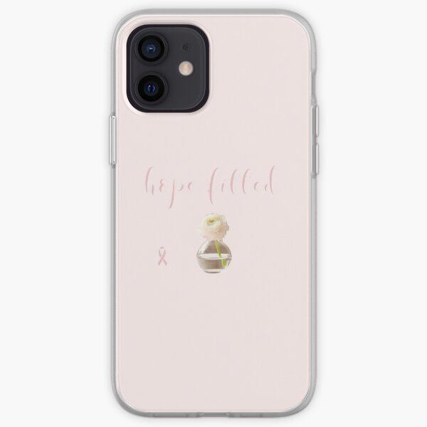 Hope Filled - honoring those who have fought breast cancer iPhone Soft Case