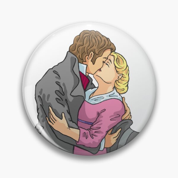 Item preview, Kissing couple designed and sold by LadyWithPug.