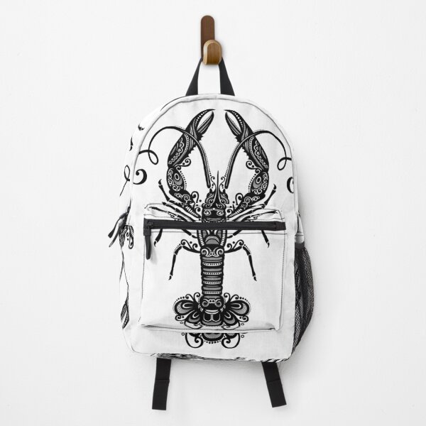 Item preview, Black and White Print of Exotic Langoustine designed and sold by lissantee.