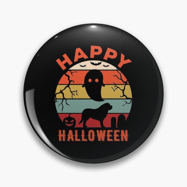 Artikelvorschau, Bernhardiner Fröhliches Halloween entworfen und verkauft von artworkbyrihen.