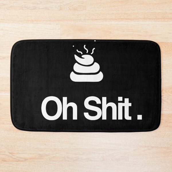 Item preview, Oh Shit typography and illustration design designed and sold by Kvyom.