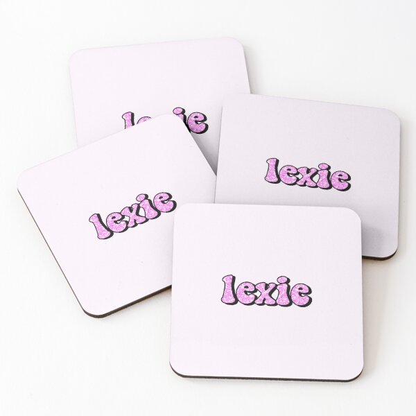 Item preview, aesthetic hot pink glitter lexie name designed and sold by STAR10008.