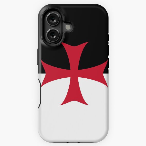 Knights Templar Crusader Cross Flag iPhone Tough Case