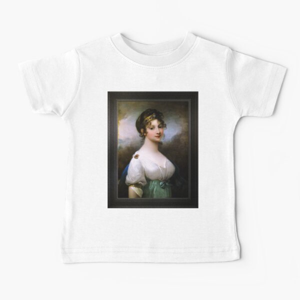 Portrait of Louise of Mecklenburg-Strelitz, Queen of Prussia by Josef Grassi Classical Fine Art Old Masters Reproduction Baby T-Shirt