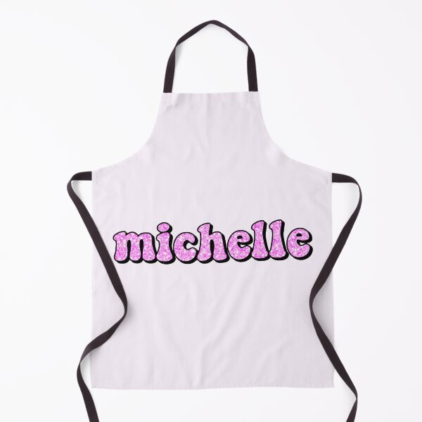 Item preview, aesthetic hot pink glitter michelle name designed and sold by STAR10008.