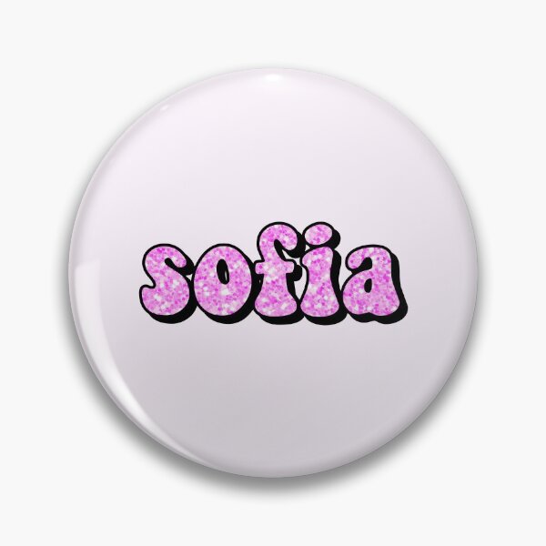 Item preview, aesthetic hot pink glitter sofia name designed and sold by STAR10008.