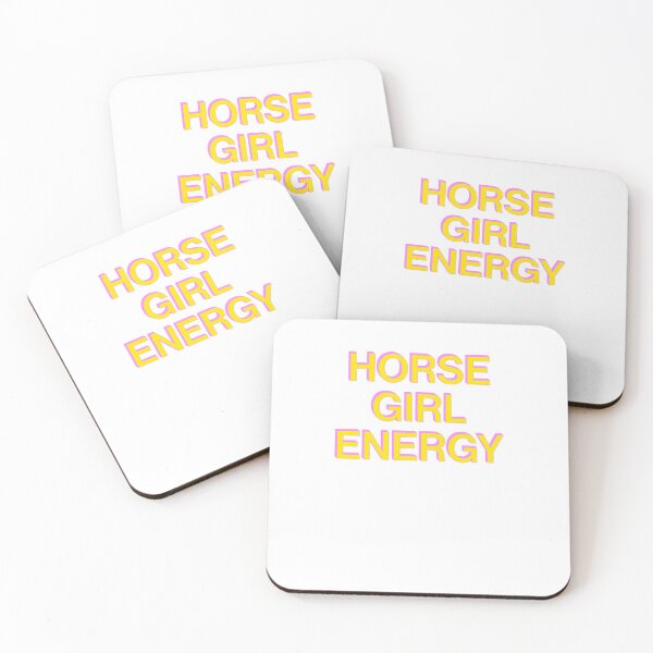 Item preview, Horse Girl Energy Sports Retro Pink designed and sold by sharedipmemes.