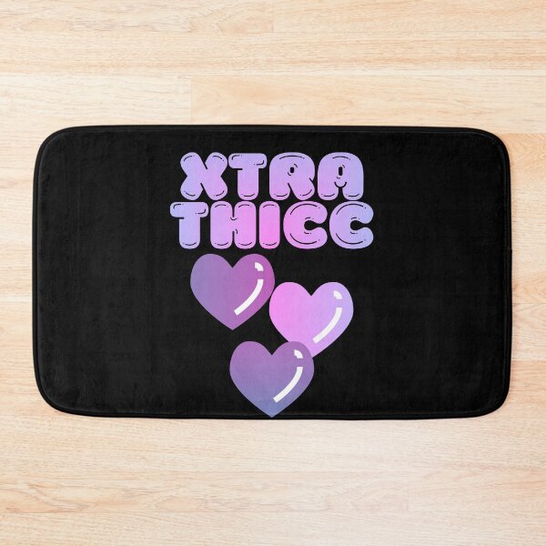 Item preview, Xtra Thicc Extra Thick Hearts Cute Kawaii Pastel Goth Emo Blue Pink designed and sold by RKSDesigns.