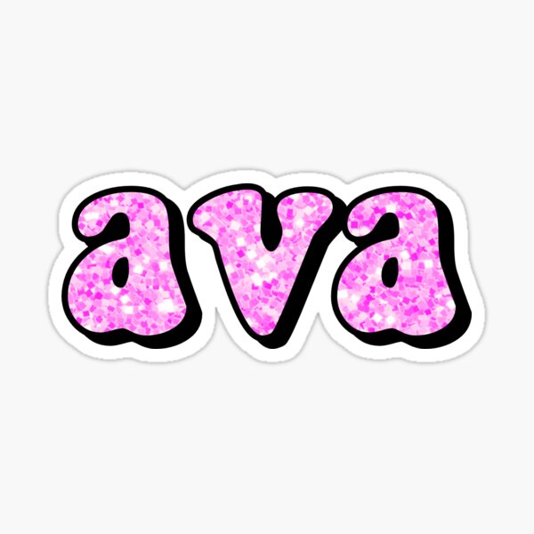 Me & My Big Ideas Ava Prisma Glitter Multi Color - Large Word Stickers