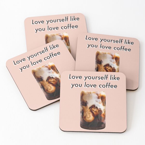 Item preview, Iced Coffee Swirl Love yourself like you love coffee designed and sold by ansiearts.