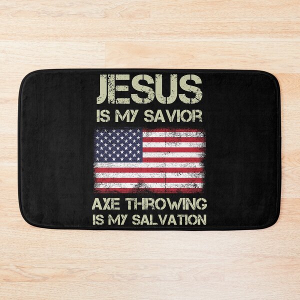 Item preview, Jesus Is My Savior Axe Throwing Is My Salvation designed and sold by funnierthanthou.