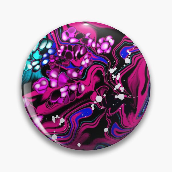 Burst - Procreate Acrylic Pour w/ Cells Pin
