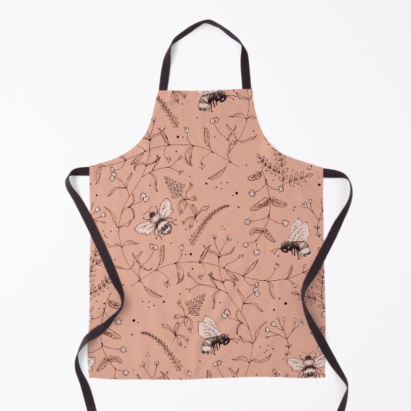 Item preview, Bees - pink designed and sold by Petit Faon Prints.