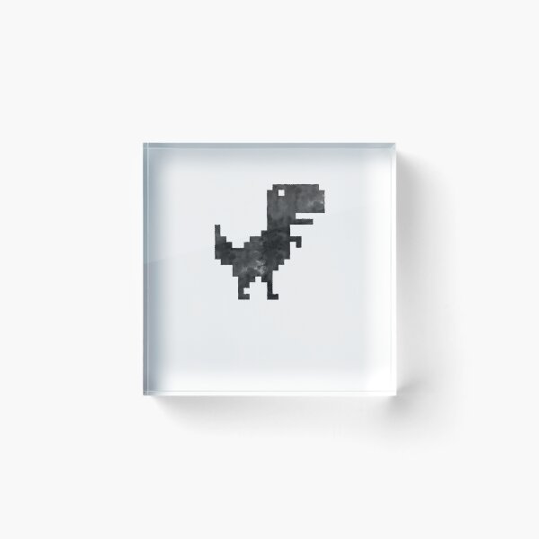 Aperçu de l'œuvre Dinosaur No Internet Chrome Aquarelle Jeu créée et vendue par sharedipmemes.
