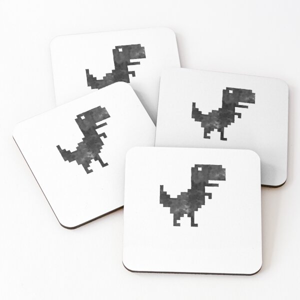 Item preview, Dinosaur No Internet Chrome Watercolor Game designed and sold by sharedipmemes.